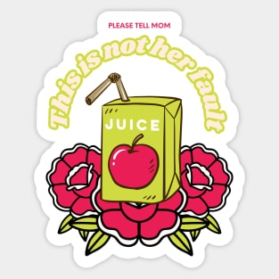 Please tell mom Sticker